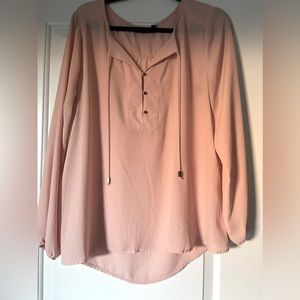 Pale pink blouse